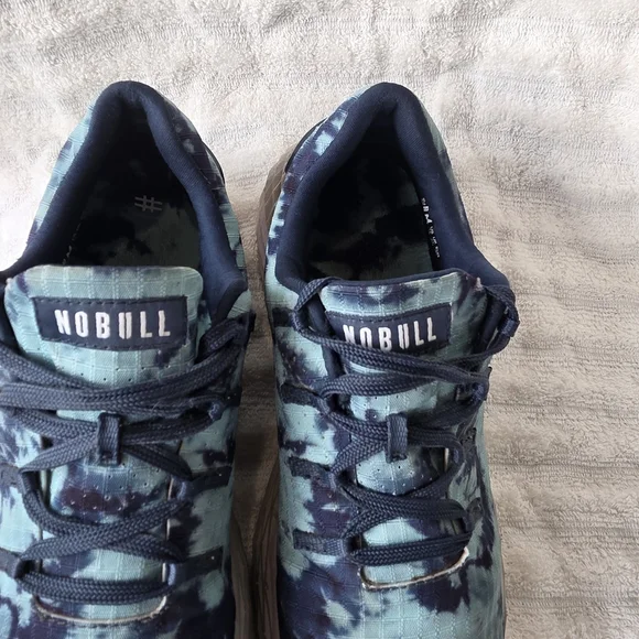 Nobull Ripstop Teal Tie Dye Runners Shoes All Day Men's 7.5 Women's 9 Sneakers - Picture 5 of 9
